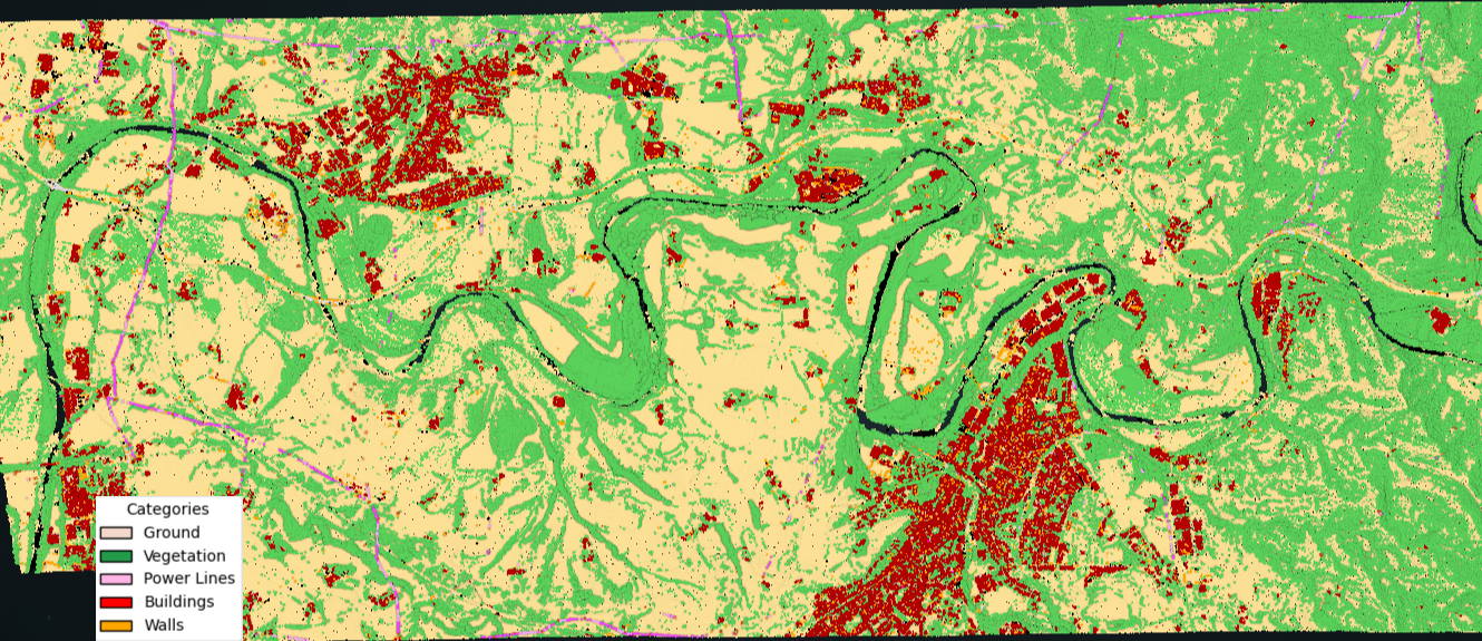 TerLiDAR coverage area